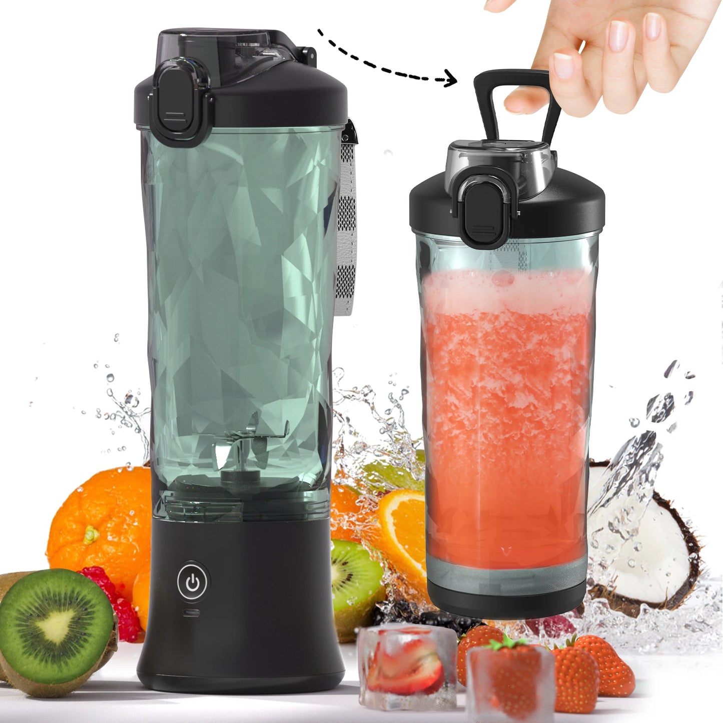One Press Portable Electric Juicer